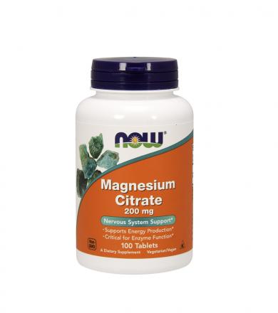 NOW Foods Magnesium Citrate (200 mg) - 250tabl.