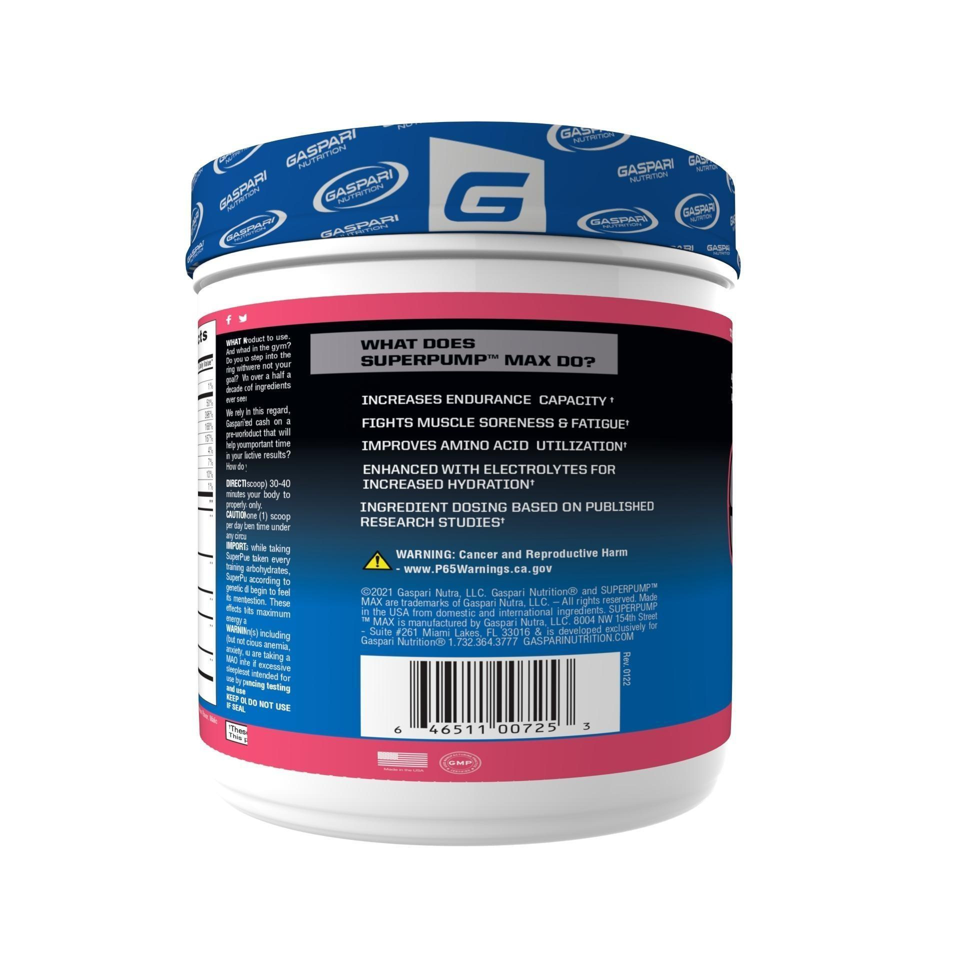 Super Pump Max - 500g - Grape Cooler