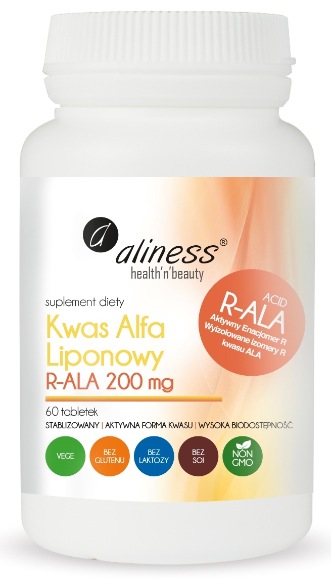 ALINESS - Alfa Liponowy R-ALA 200mg - 60tabs.